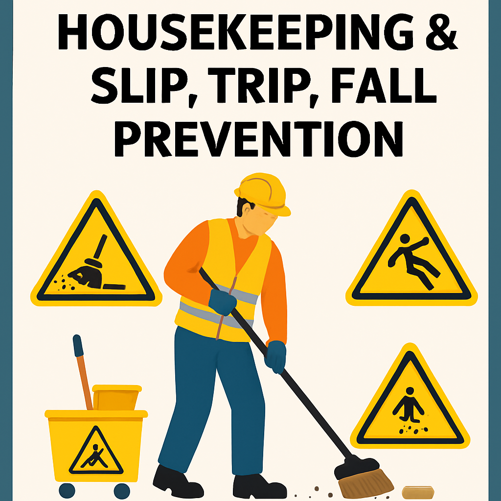 Toolbox Talk - Housekeeping Preventing Slips and Trips