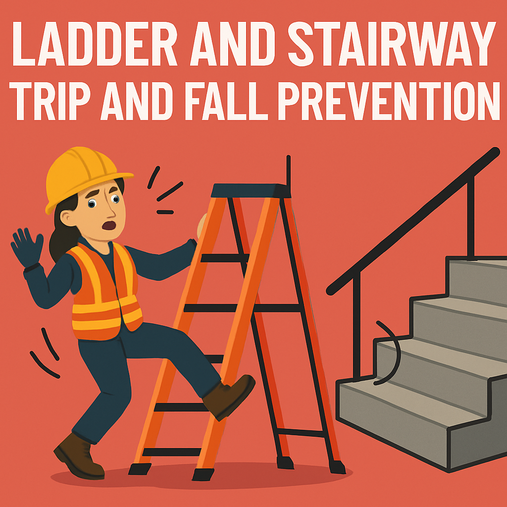 Toolbox Talk - Ladder and Stairway Fall Prevention