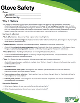 Toolbox Talk - Glove Safety