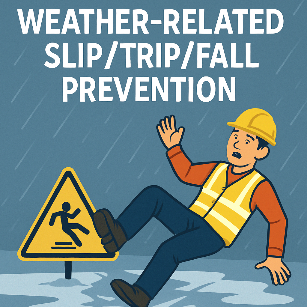 Toolbox Talk - Preventing Weather Related Slips and Trips